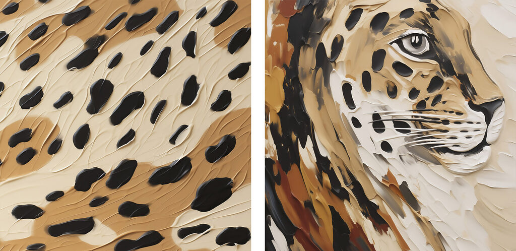 Padrões de leopardo — design completo