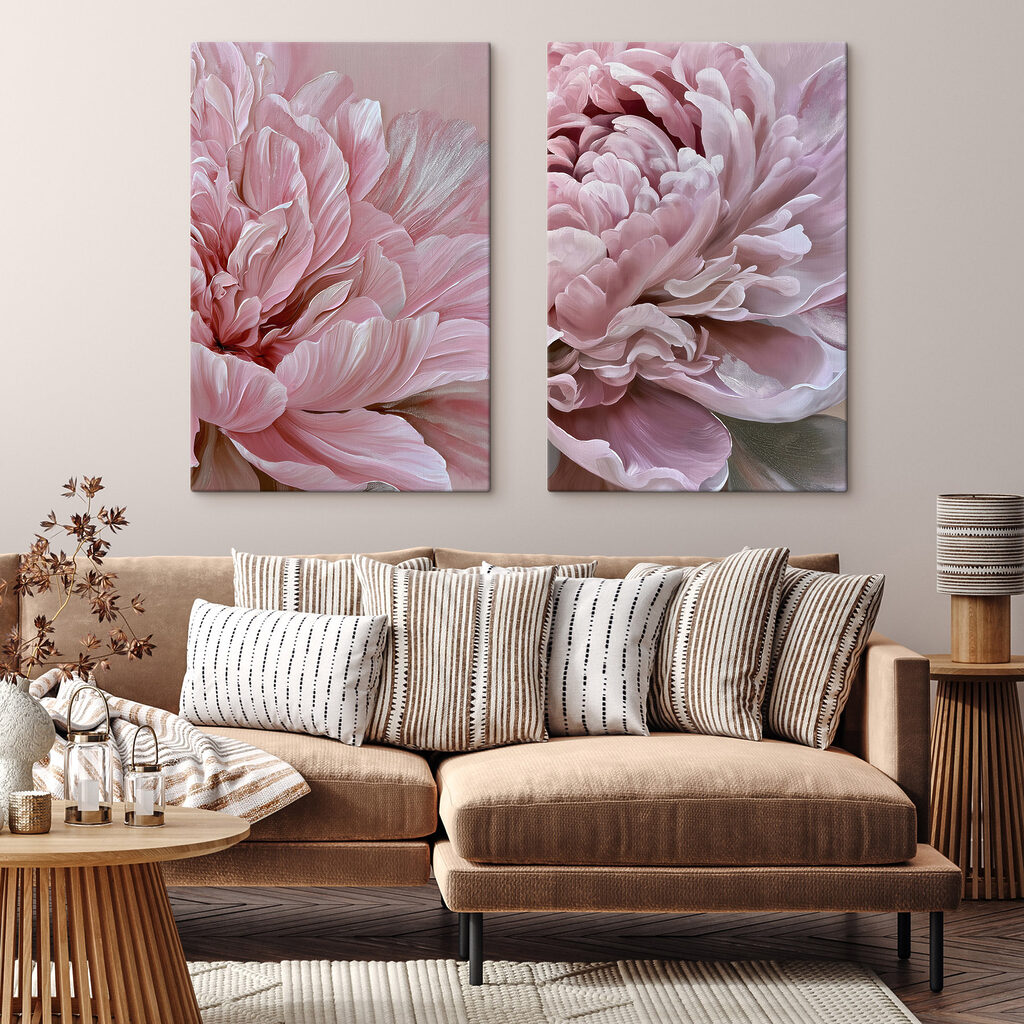 Flores cor-de-rosa de perto — interior 1