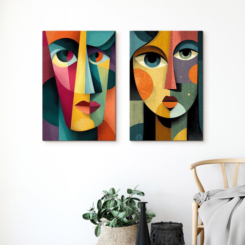 Rostos em cores vivas — interior 2