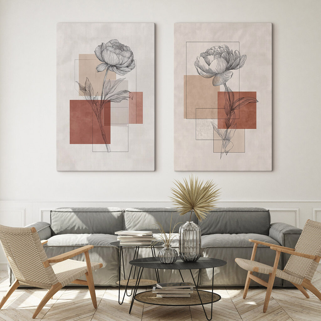 Desenhos florais suaves — interior 1