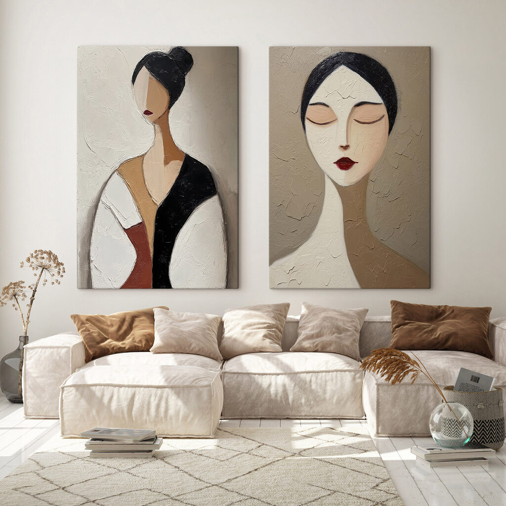 Mulheres de olhos fechados — interior 2