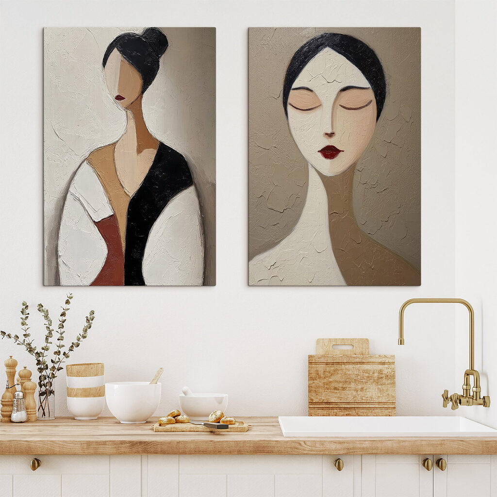Mulheres de olhos fechados — interior 1