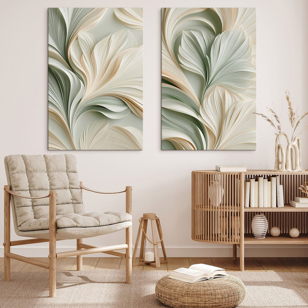 Folhas em pregas elegantes — interior 2