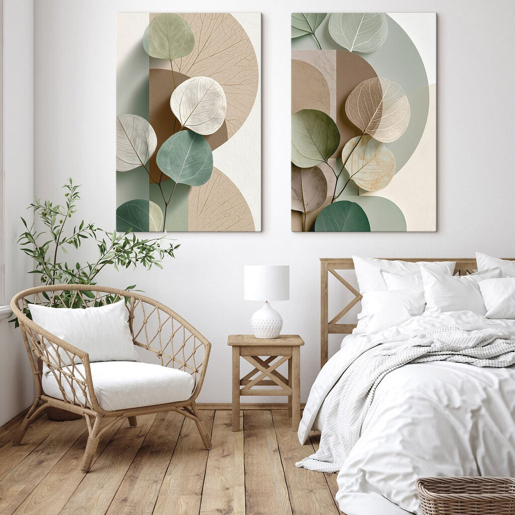 Folhas redondas sobre formas — interior 2