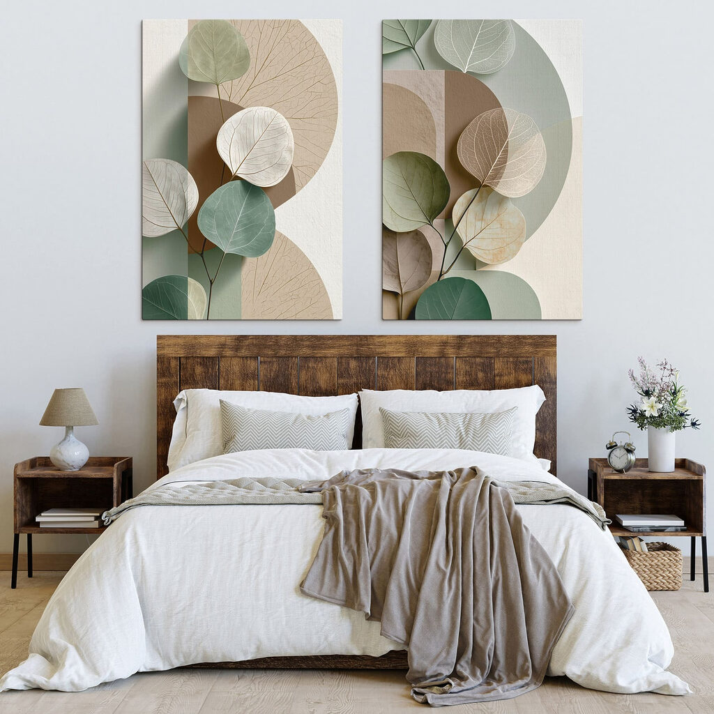 Folhas redondas sobre formas — interior 1