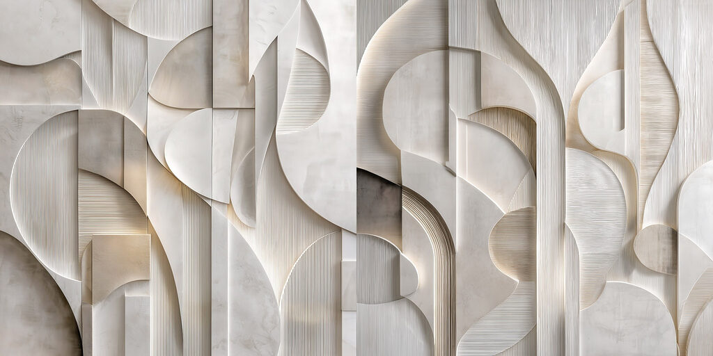Arcos de linhas finas — design completo