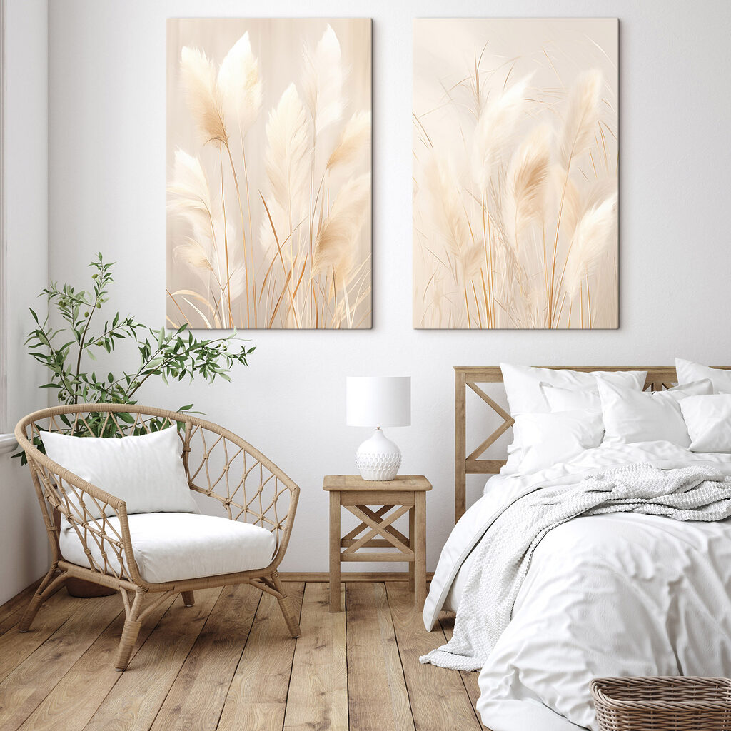Plumas em hastes finas — interior 2