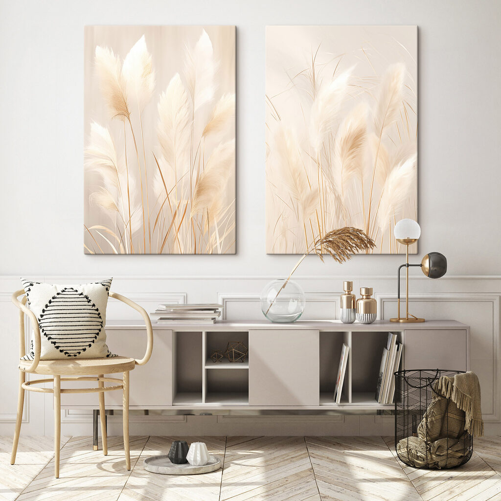 Plumas em hastes finas — interior 1
