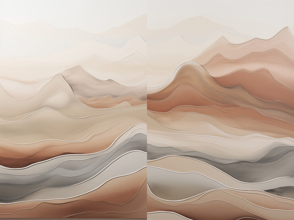 Dunas em camadas suaves — design completo