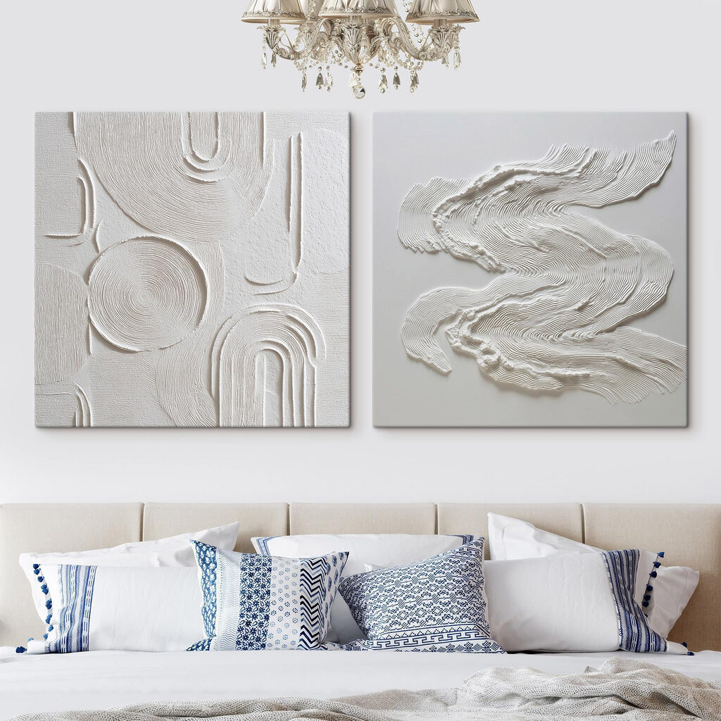 Sulcos e traços brancos — interior 1