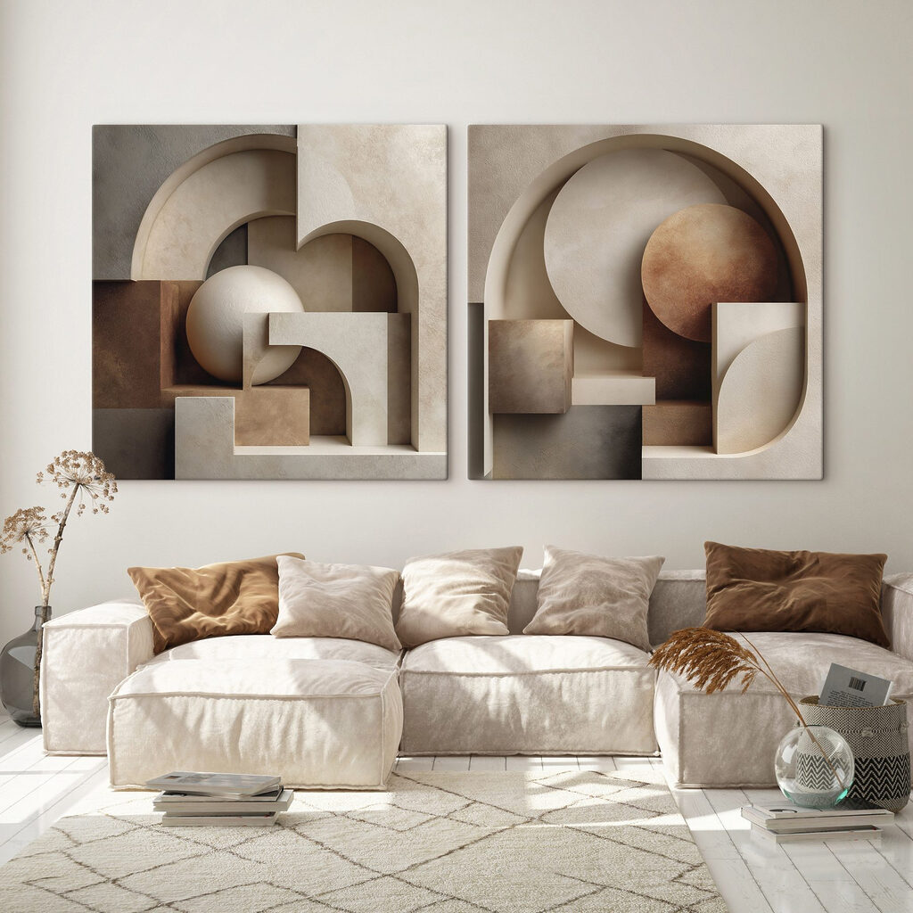 Círculos e planos angulosos — interior 2