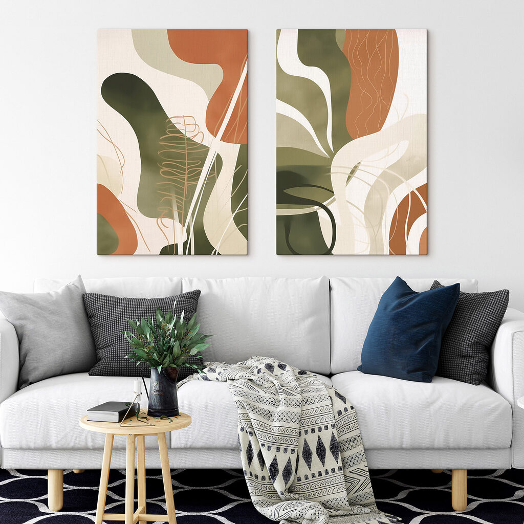 Folhas em formas onduladas — interior 2
