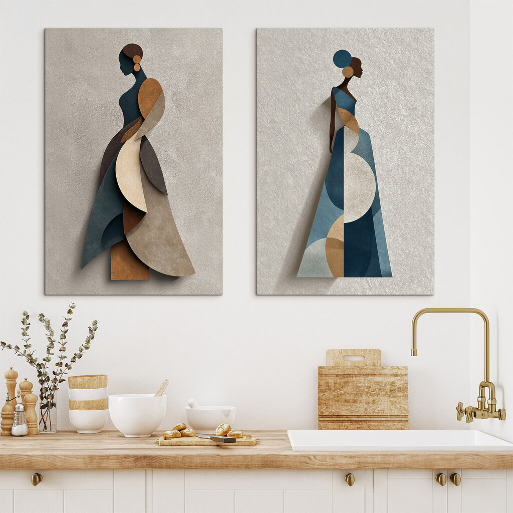 Duas silhuetas elegantes — interior 2