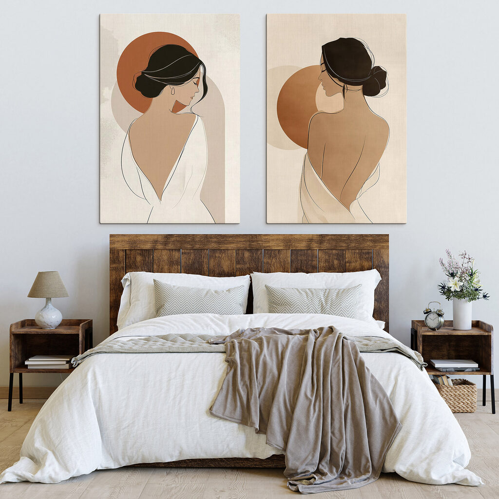 Mulheres de costas — interior 2