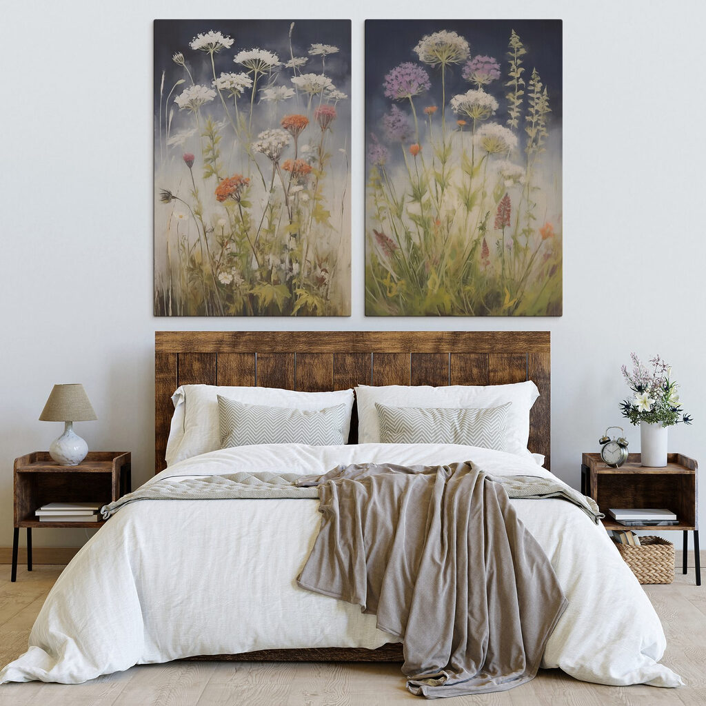 Umbelas ao entardecer — interior 1