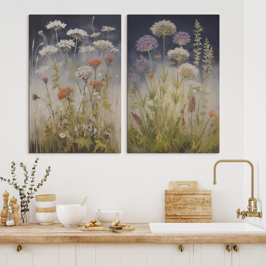 Umbelas ao entardecer — interior 2