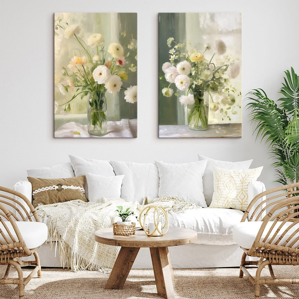 Flores junto à janela — interior 2