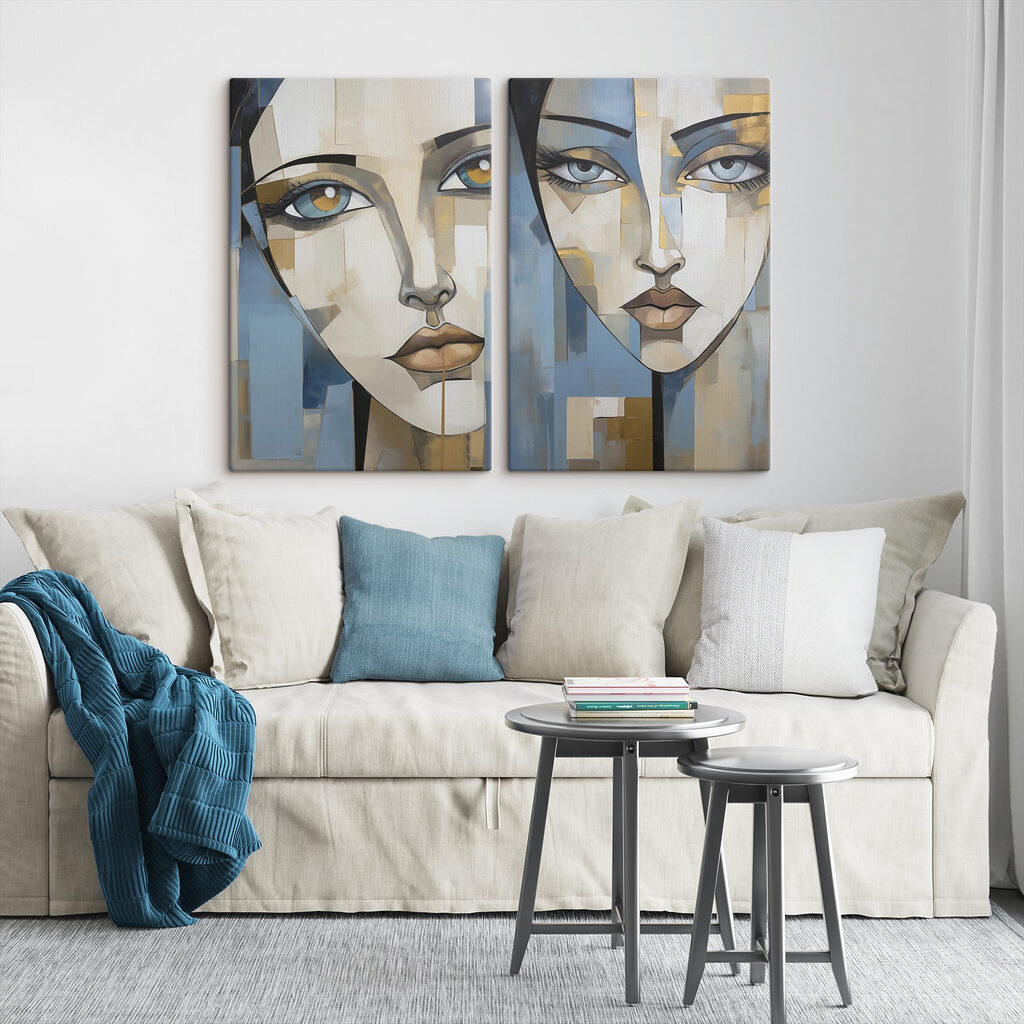 Olhos azuis entre planos — interior 1