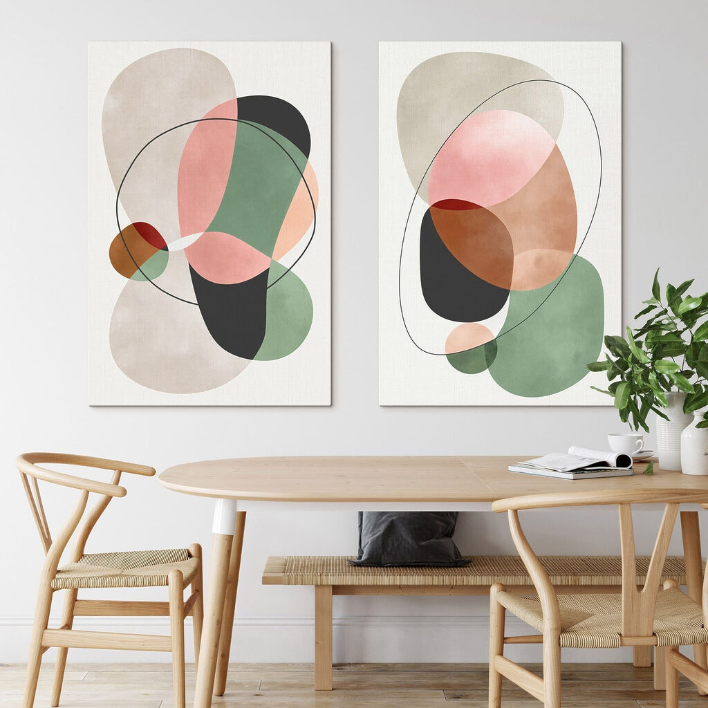 Formas redondas e linhas — interior 1