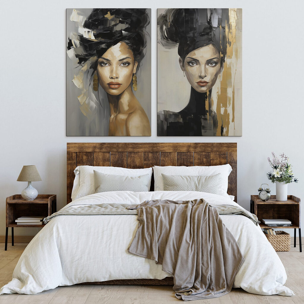 Retratos de cabelo apanhado — interior 2