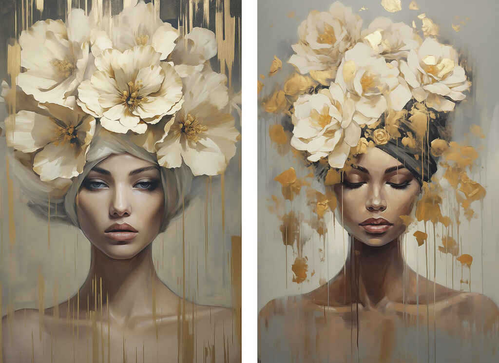 Coroas de flores — design completo