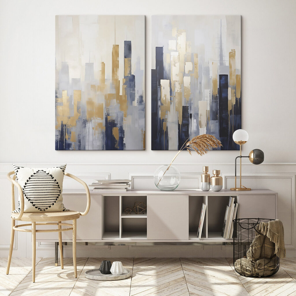 Cidade em pinceladas altas — interior 1