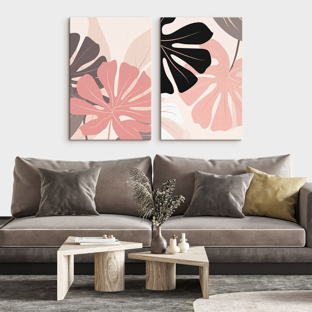 Folhas de elegância suave — interior 1
