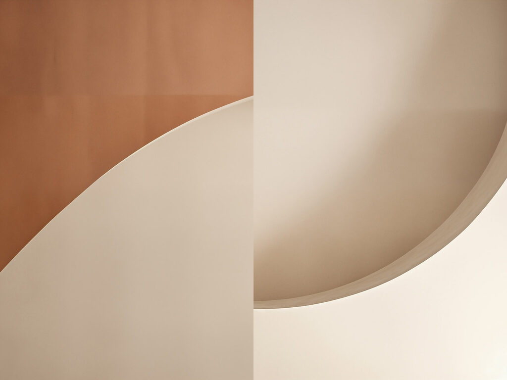 Curvas quentes e suaves — design completo