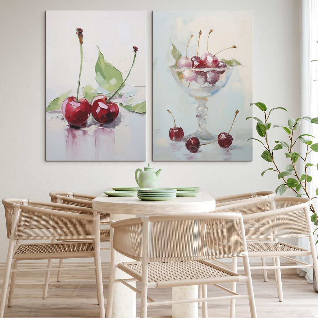 Natureza-morta com cerejas — interior 1