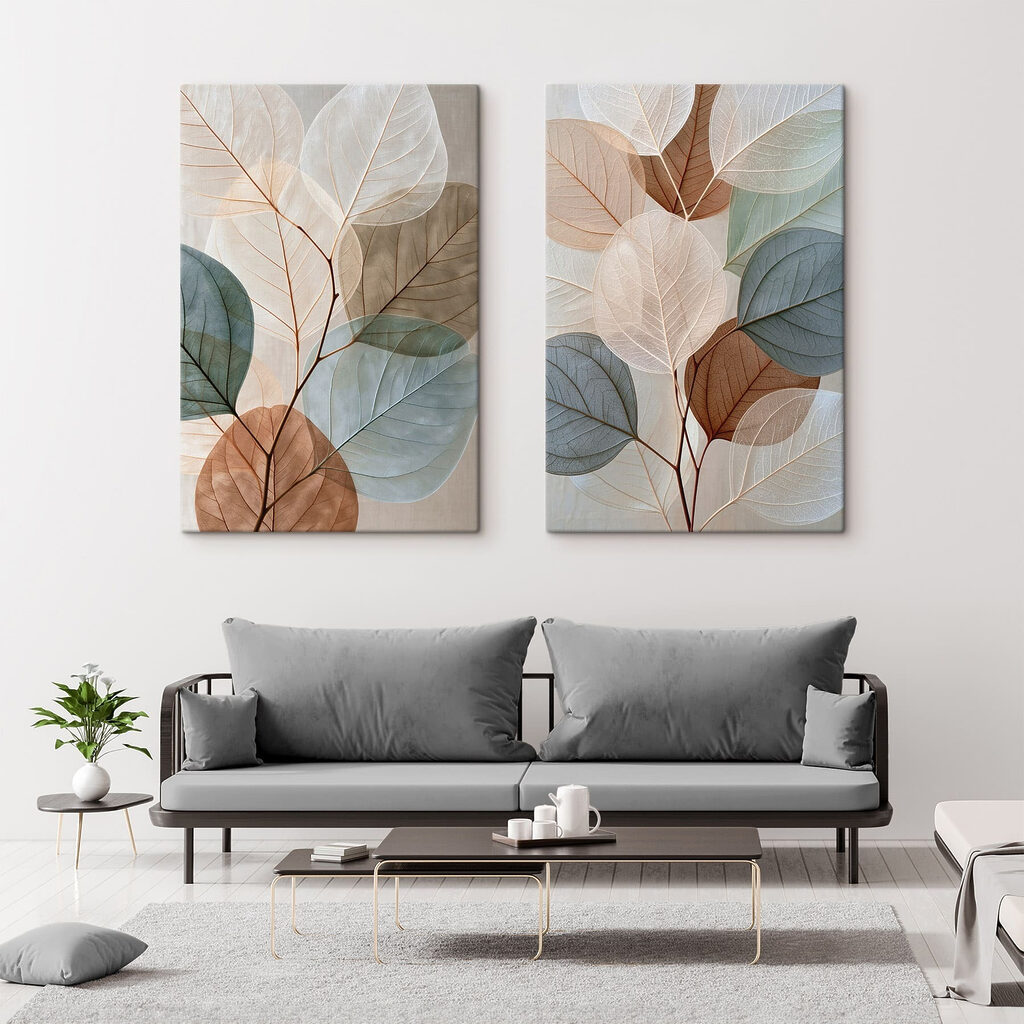 Ramos de folhas transparentes — interior 2