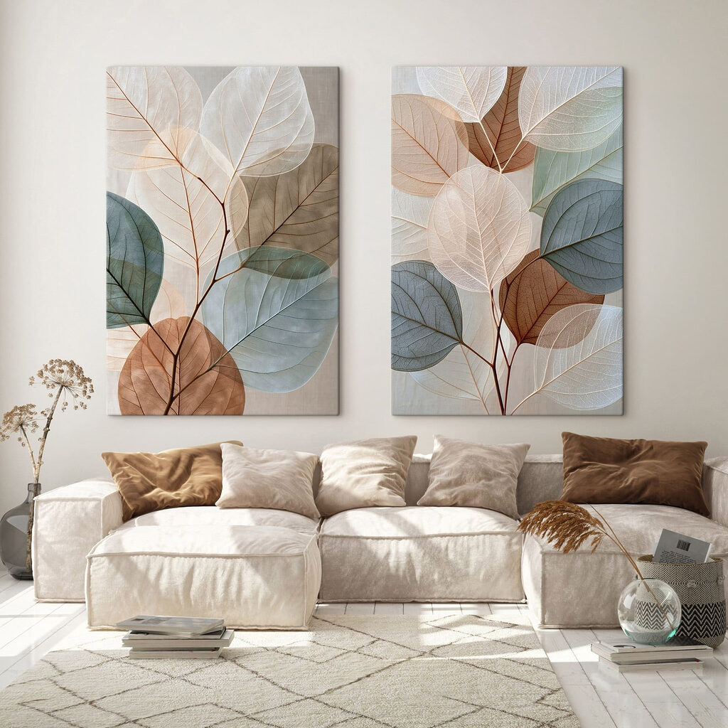 Ramos de folhas transparentes — interior 1