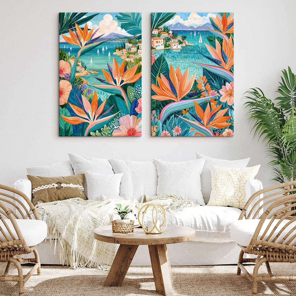 Colagem floral com plantas — interior 2