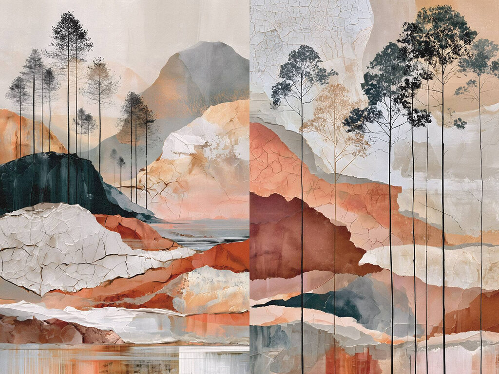 Paisagem junto à água — design completo
