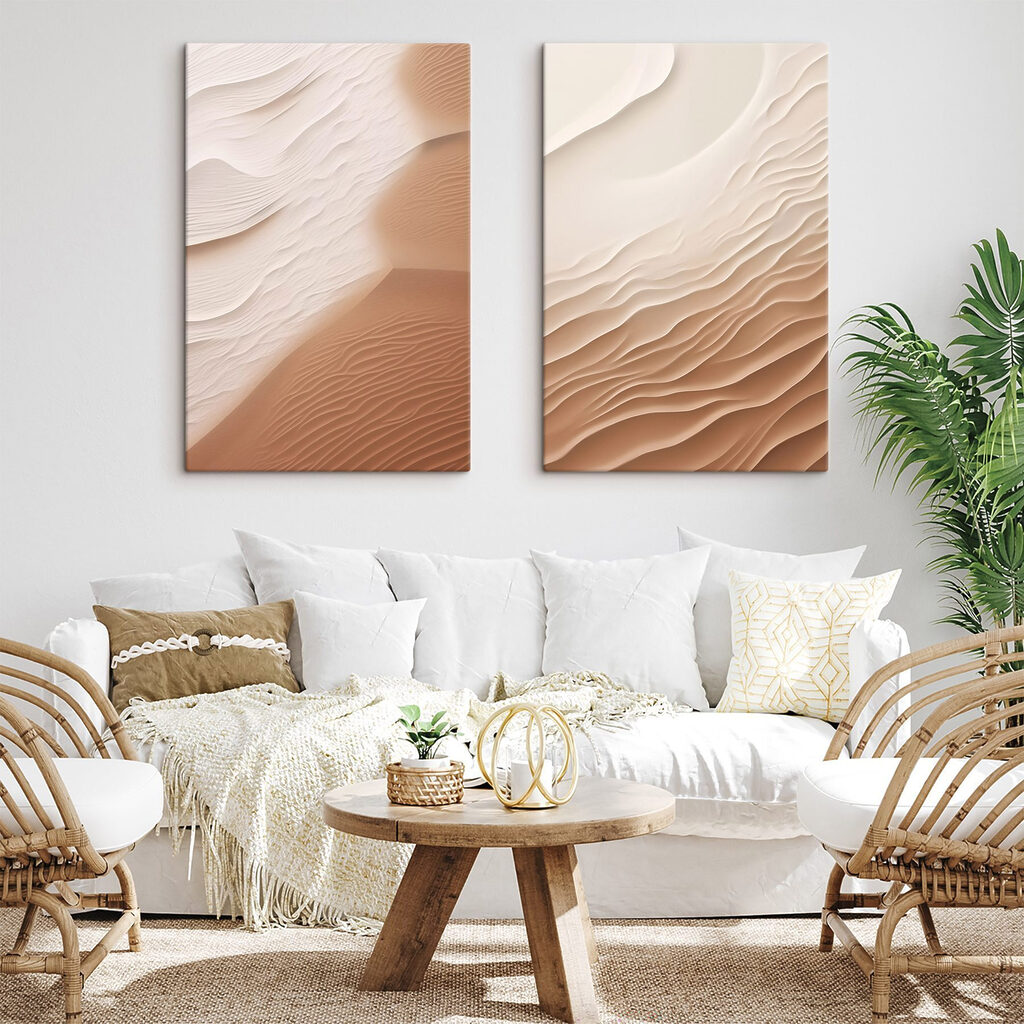 Ondas finas sobre areia — interior 1
