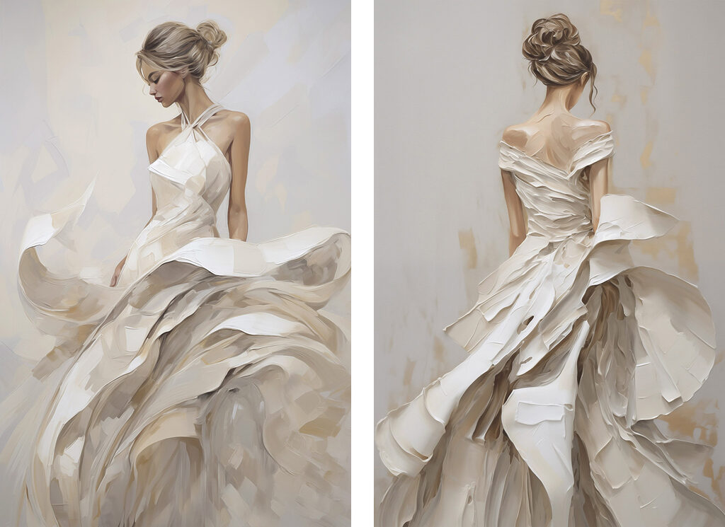 Vestido em movimento — design completo