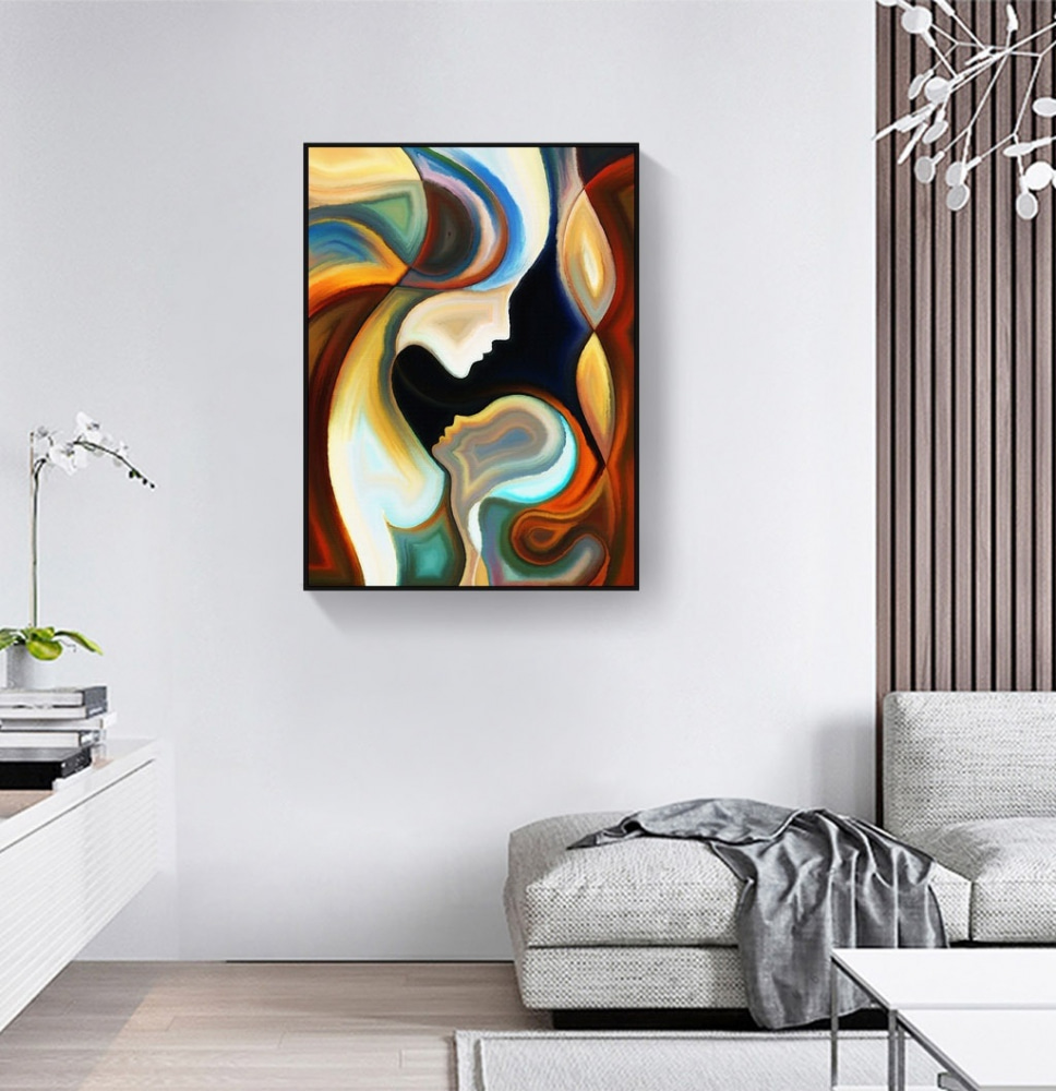 Rostos que se fundem — interior 4