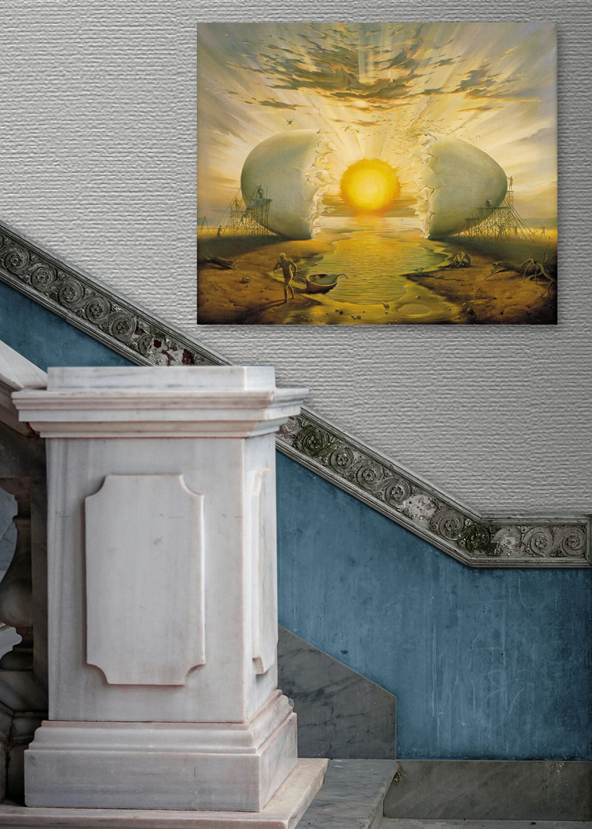 Sol entre cascas — interior 2