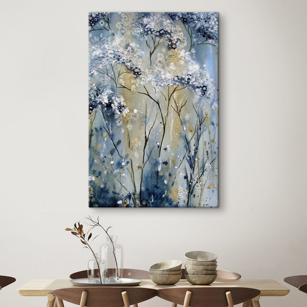 Hastes finas em azul — interior 7