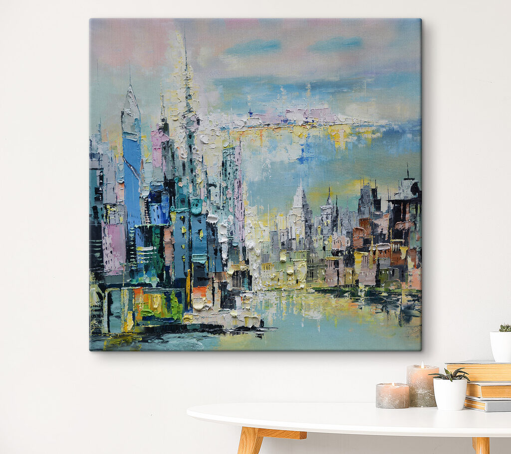 Cidade em pinceladas soltas — interior 1