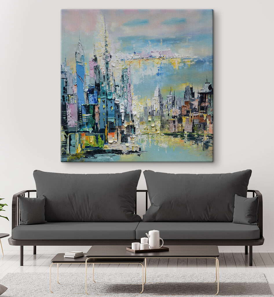 Cidade em pinceladas soltas — interior 2