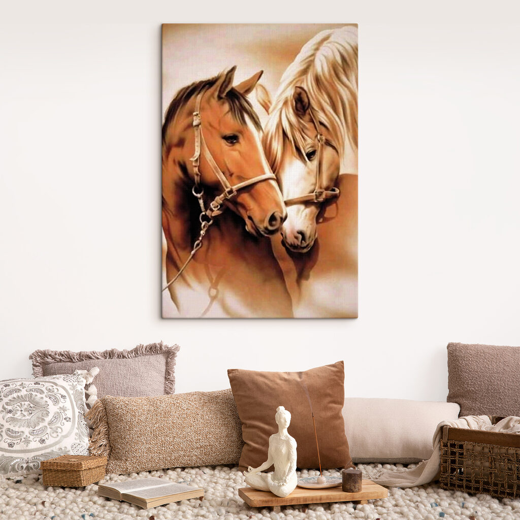 Dois cavalos juntos — interior 4