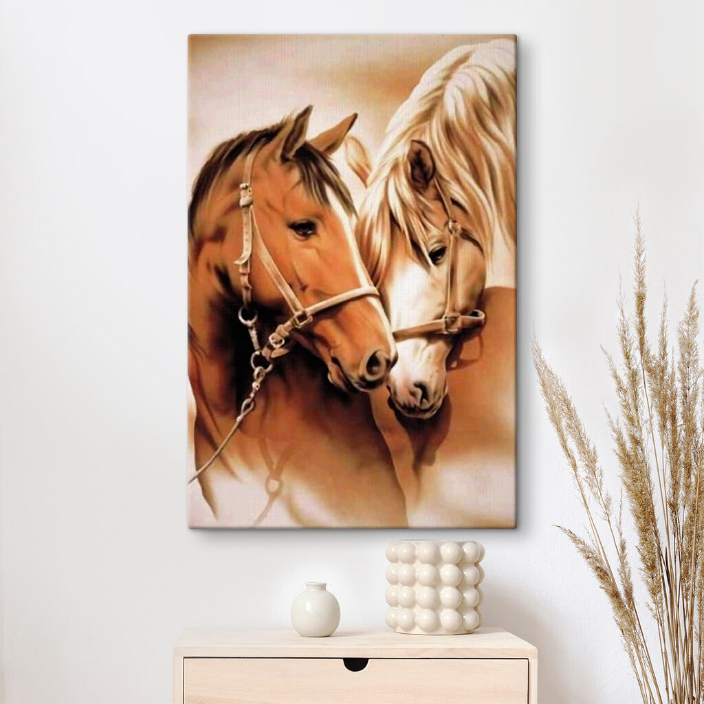 Dois cavalos juntos — interior 3