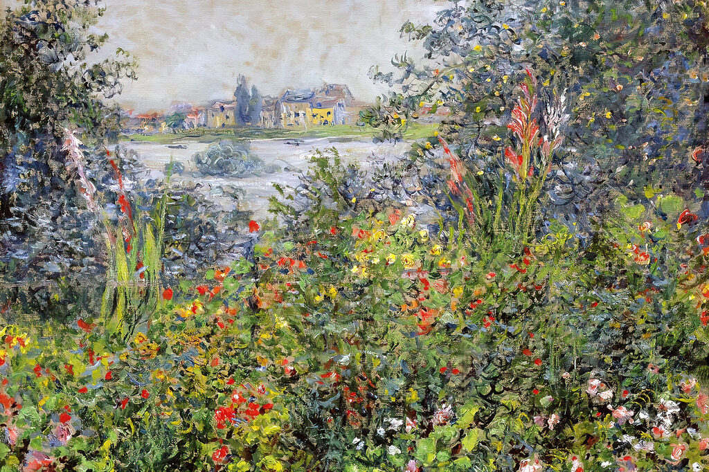 Jardim junto ao rio — design completo