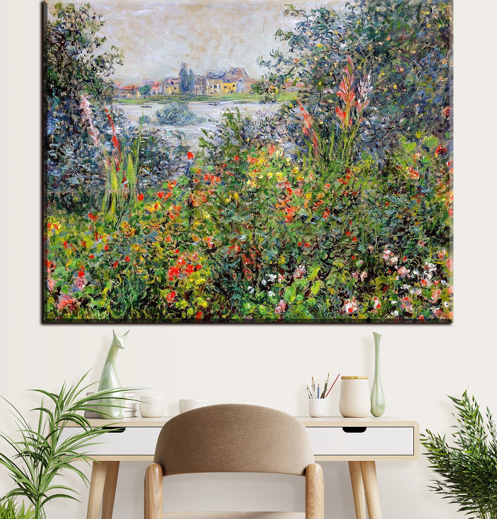 Jardim junto ao rio — interior 1