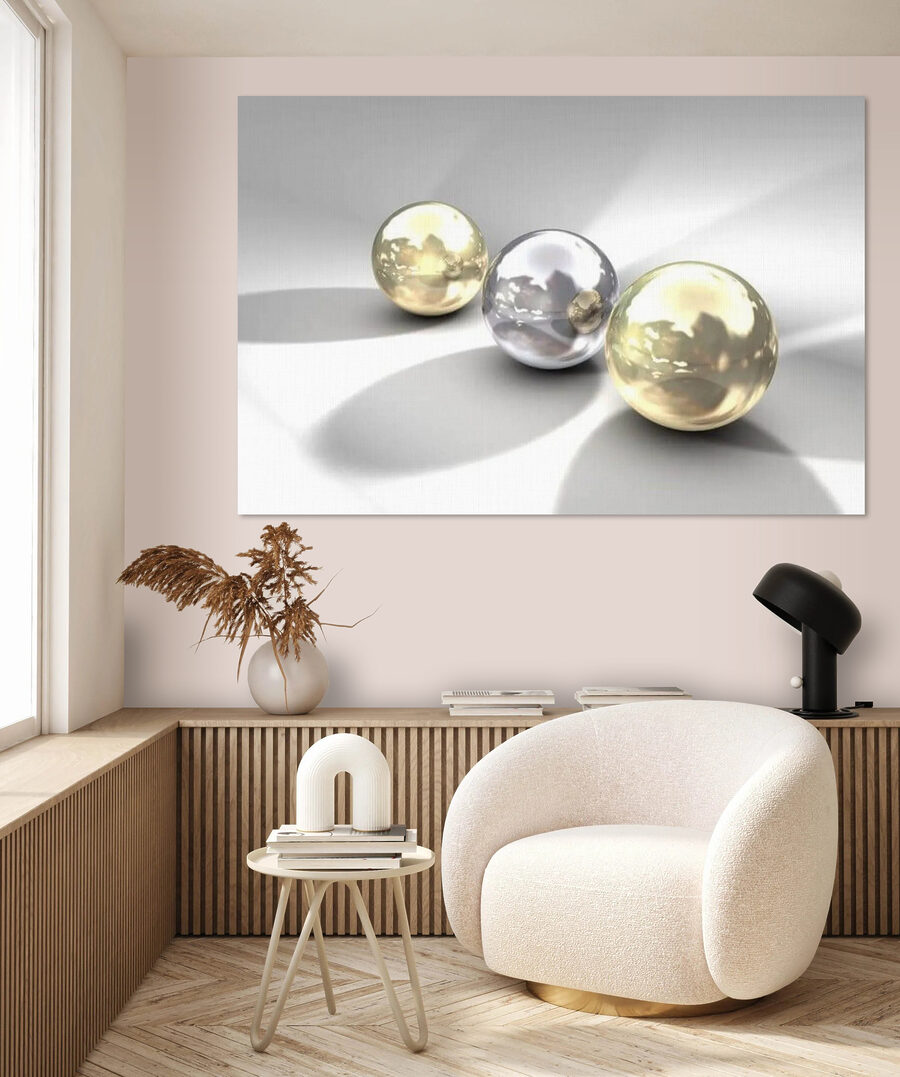 Três esferas à luz — interior 2