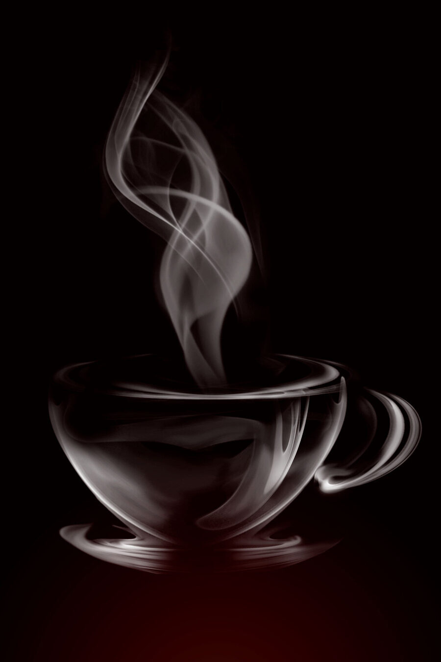 Vapor sobre a chávena — design completo