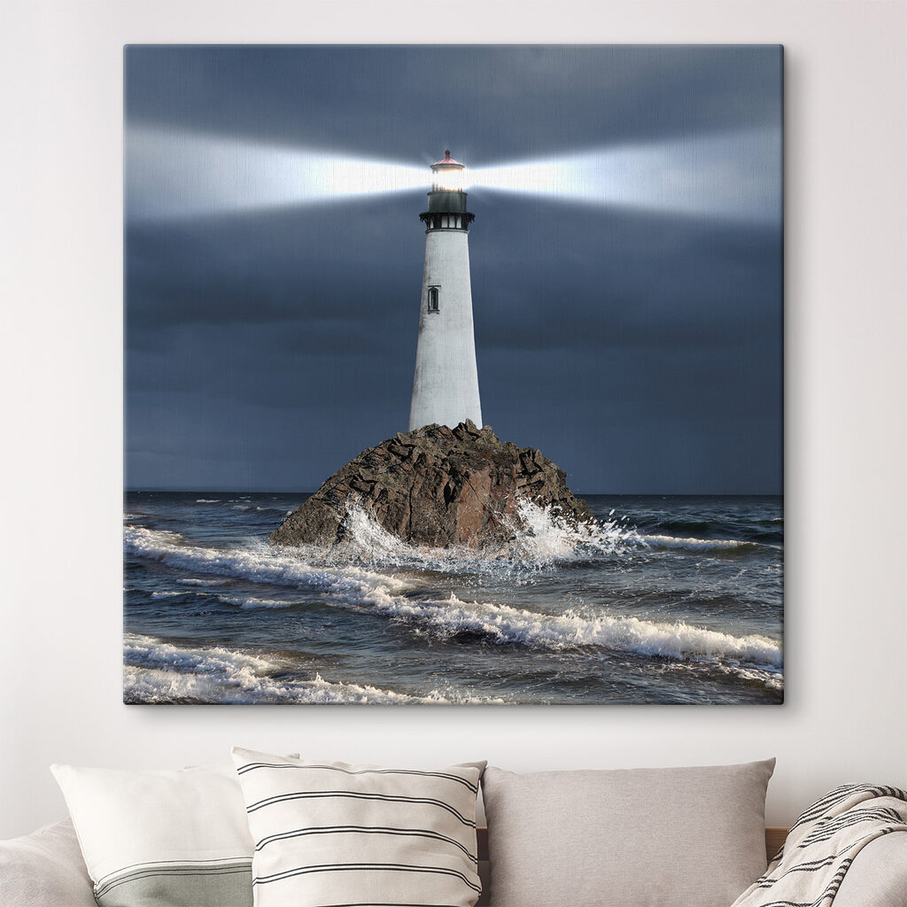 Farol na tempestade — interior 2