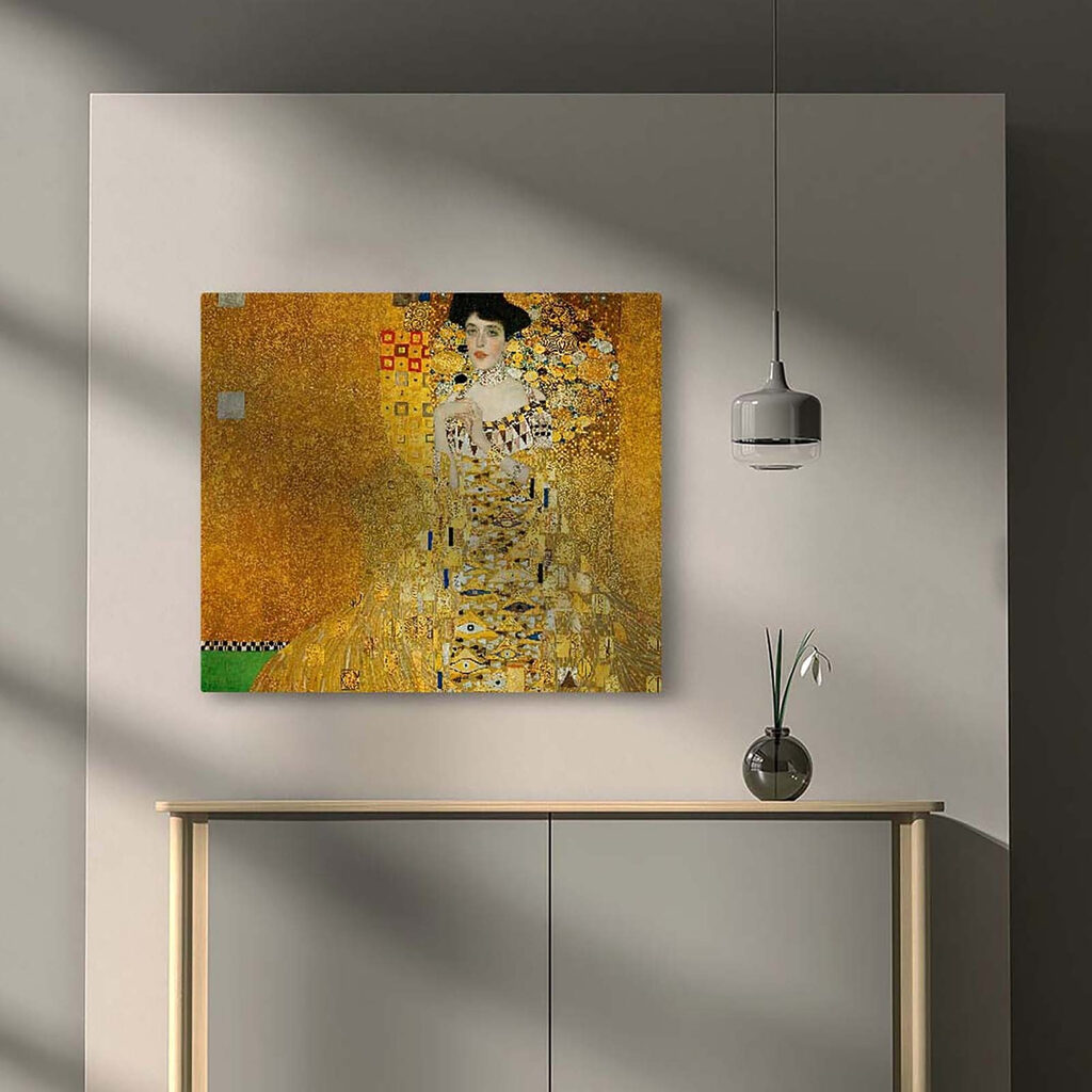 Retrato em dourado — interior 2