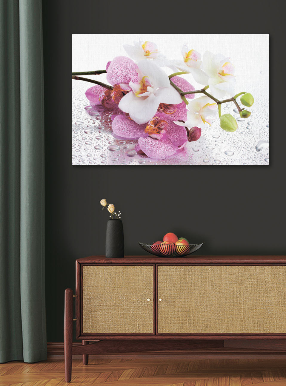 Orquídeas com orvalho — interior 2