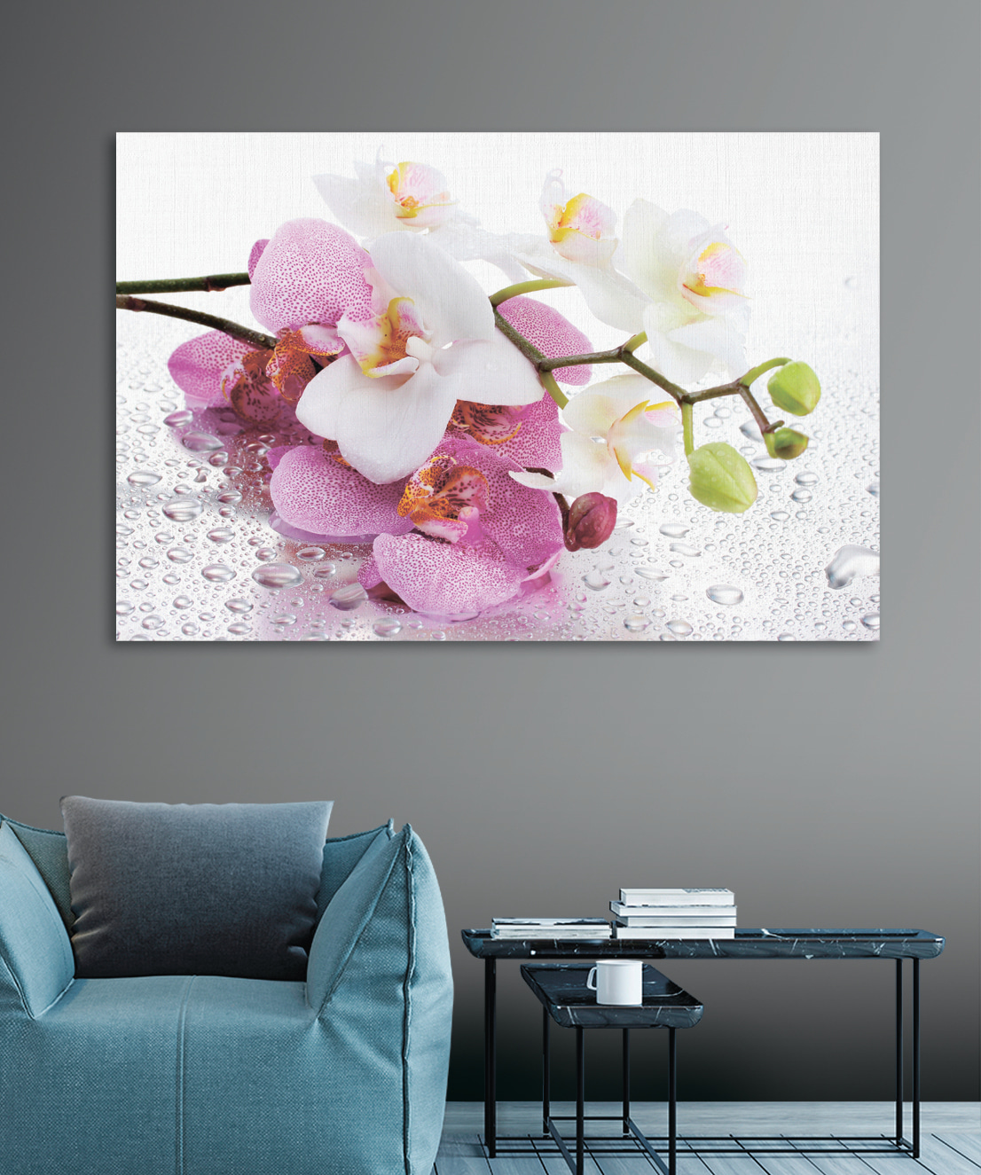 Orquídeas com orvalho — interior 3